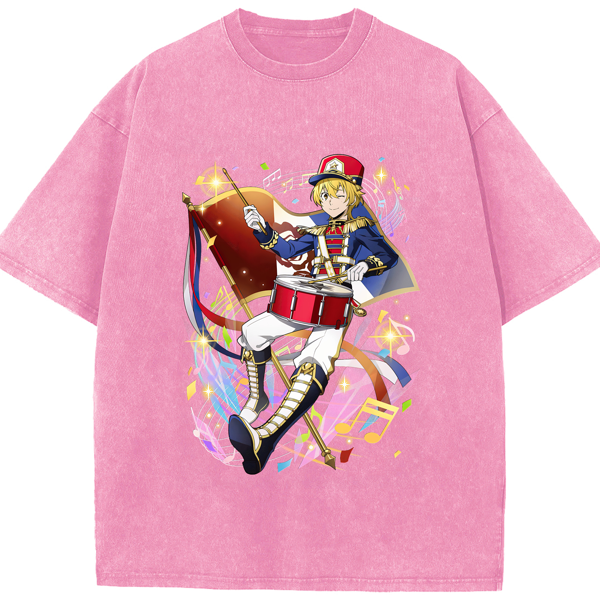 （画像用） 文豪ストレイドッグス Bungo Stray Dogs 綿100% ヴィンテージ風 半袖Tシャツ（フロントプリント）